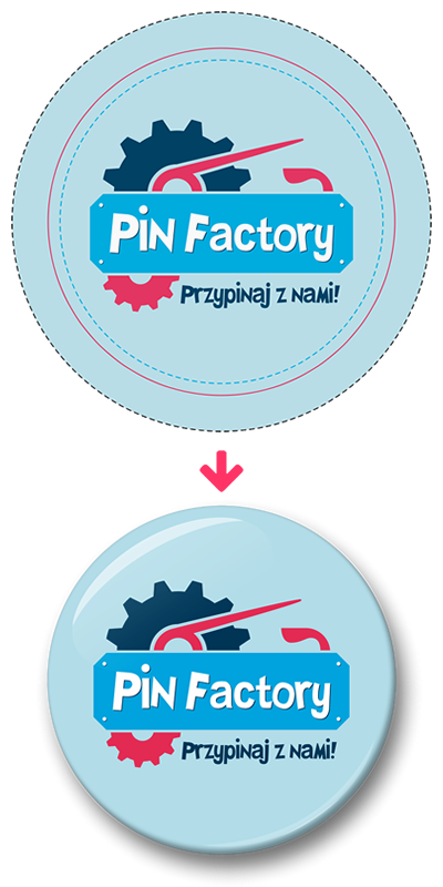 Pin Factory - wytyczne przypinki